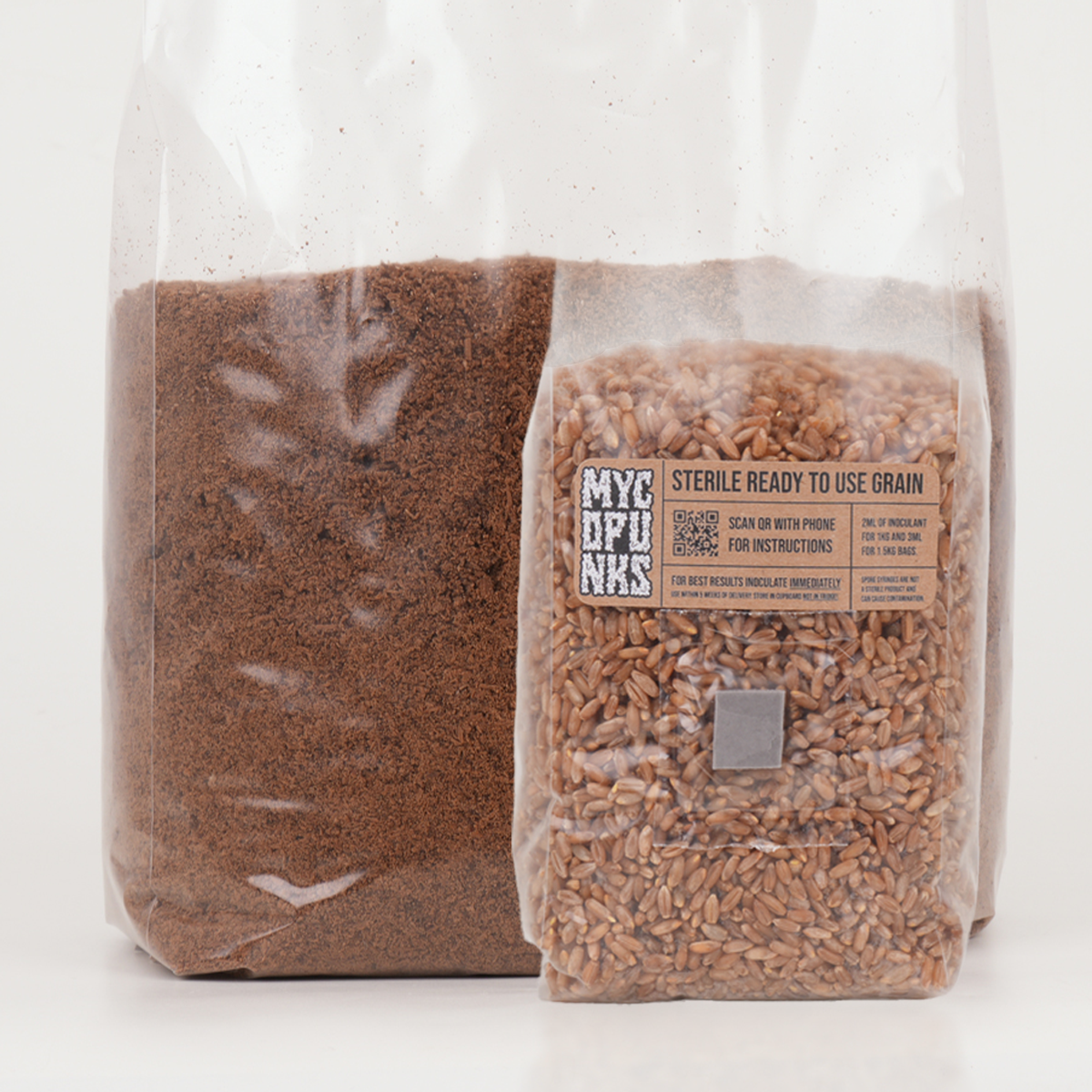 Sterile Grain & Pasteurised Substrate
