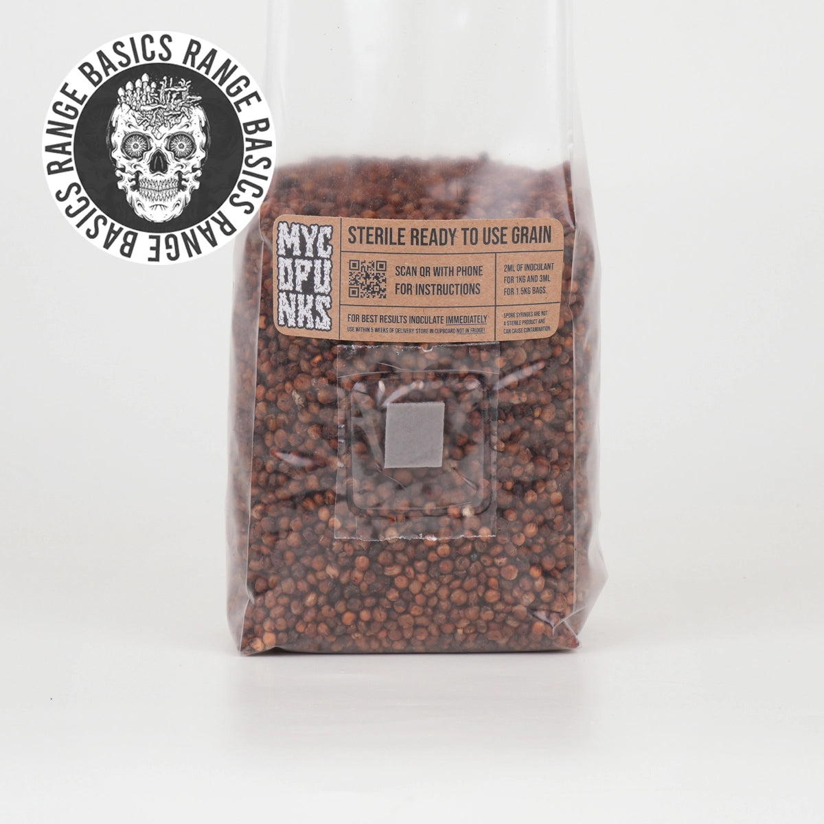 Basics : Milo (Red Dari) Sterile Grain for Mushroom Grain Spawn