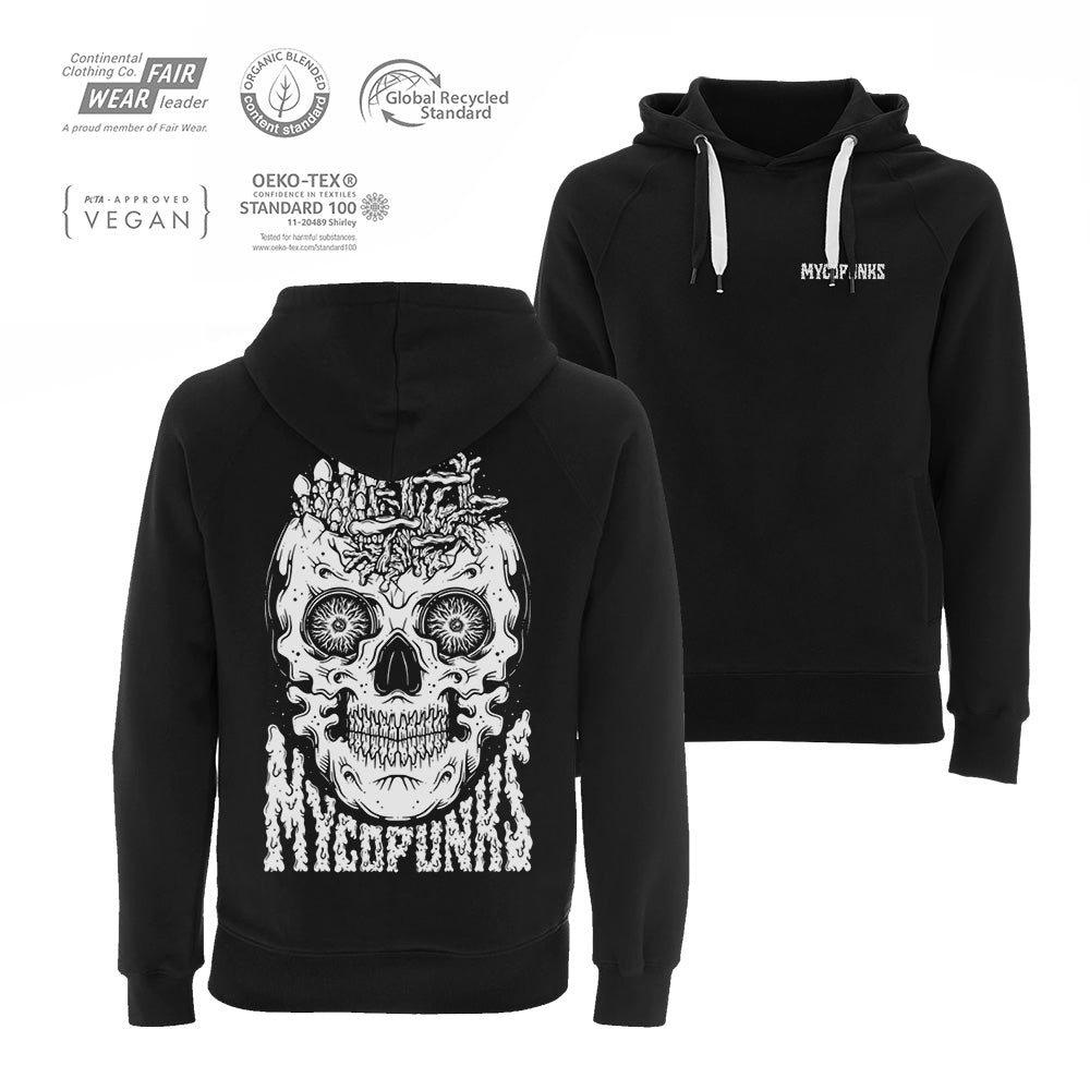 MycoPunks Skull Logo Organic Hoodie