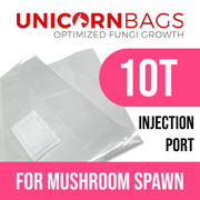 MycoPunks - 10t W/ Injection Port Unicorn Mushroom Bag for Mushroom Spawn - Spawn