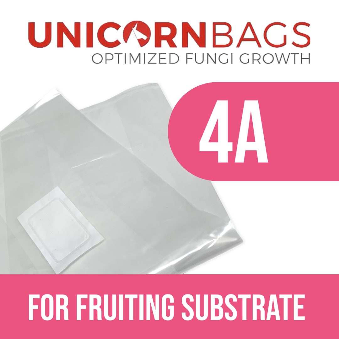 4A Unicorn Mushroom Bag Type for Fruiting Substrate (400g > 1kg)